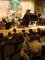 «Концерт на арабские темы для фортепиано с оркестром» Фикрета Амирова в исполнении государственного русского народного оркестра «Малахит» под управлением Народного артиста РФ Виктора Григорьевича Лебедева и лауреата международных конкурсов Натальи Сайдаль (фортепиано). 15-летие Челябинской областной общественной организации «Азербайджанский культурный центр «Озан», 16.10.2015