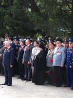 Выступление Председателя ЗСО Челябинской области В.В. Мякуша на торжественном митинге у Вечного Огня на Аллее Славы, 09.05.2012