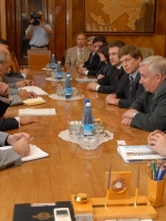 На встрече у Премьер-министра Азербайджана. Дни культуры Челябинской области в Баку 5.07.2006 г.