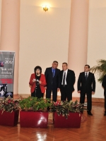 Приветственные слова Заместителя министра культуры и туризма Азербайджанской Республики Мамедалиевой Севды Юсуф гызы. Открытие фотовыставок «Шелковый путь дружбы. 7 дней в Азербайджане» и «Нагорный Карабах. Долгое эхо войны» в музейно-выставочном комплексе Министерства культуры и туризма Азербайджанской Республики, 13.11.2012