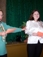 Обладательница I места. Научно-практическая конференция «Школа и сохранение национально-культурного наследия», 21.02. 2004 г.