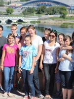 Участники проекта «Общая Родина»: Ученики гимназии № 23 г. Челябинска и 8 ребят из штата Северная Каролина, г. Нью Бёрна. 13-20.06.2013