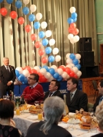 Торжественный приём, посвященный Дню народного единства. Председатель ЗСО Челябинской области В. В. Мякуш и руководители национально-культурных объединений Челябинской области. 1.11.2011