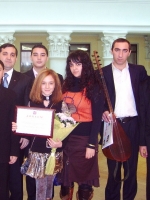 Молодое поколение АКЦ "Озан" на вручении премии им. В.П. Поляничко, 29.12.2008 г.