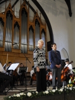 Приветственные слова. Совместный концерт учеников музыкальных школ Баку и Челябинска, Органный концертный зал, 11.05.2011