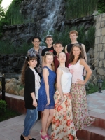 Победители фестиваля – конкурса детского и юношеского творчества «Россия — Азербайджан: на крыльях дружбы», посвященного 90-летию общенационального лидера Азербайджана Гейдара Алиева в г. Баку, 14.05.2013