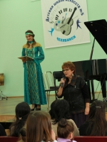 Приветственные слова от гл. специалиста Управления культуры Администрации г. Челябинска Галины Ивановны Морозовой, МБУ ДОД "Детская школа искусств № 5" г. Челябинска, Проект «Шелковый путь дружбы. Диалог культур», 09.09.2014