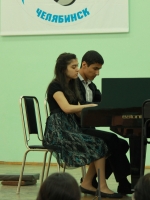 «Тарантелла» Гаврилина в исполнении Жали Маиловой и Эмиля Ахмедзаде, МБУ ДОД "Детская школа искусств № 5" г. Челябинска, Проект «Шелковый путь дружбы. Диалог культур», 09.09.2014