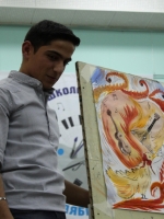 Подарок – экспромт «Детской школе искусств №5» г. Челябинска. «Сердце» от Джавида Худавердиева, МБУ ДОД "Детская школа искусств № 5" г. Челябинска, Проект «Шелковый путь дружбы. Диалог культур», 09.09.2014