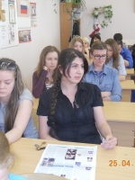 В процессе дискуссии. Дискуссия о толерантности, «Школа дружбы народов»,25.04. 2012