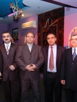 Гости презентации: Ш.Шыхлински, Р. Абдулаев, Г.Джафаров, А. Кулиев, Э. Бадалбейли. Презентация книги "Шёлковый путь дружбы. Диалог культур:Челябинск - Баку".03.12.2004 г.